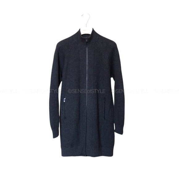 Brunello Cucinelli Cashmere WomenCardigan Coat Gray Monili Top Knit size XS